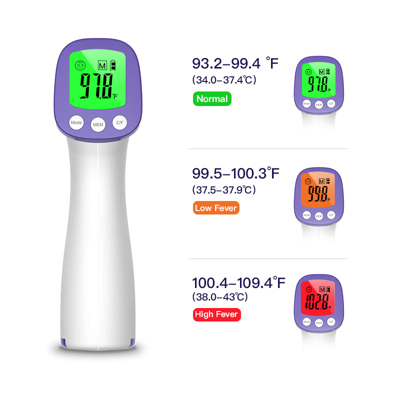 infrared non contact forehead thermometer