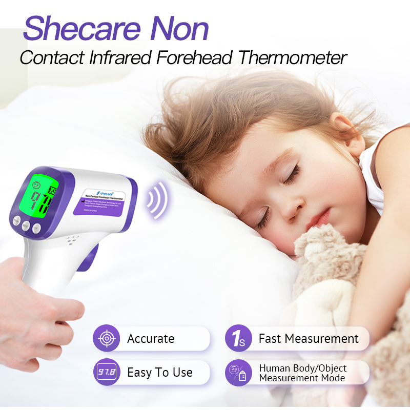 Digital Infrared Thermometer for Adults and Kids Baby Forehead Thermometer  Touchless Basal Thermometer No Touch Fever Instant Read Thermometers for