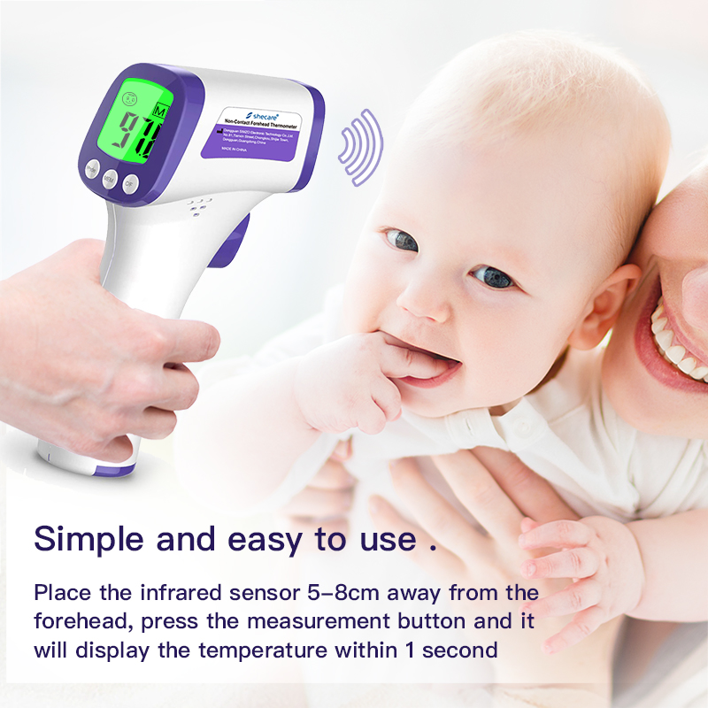 The basic operation procedure of forehead non-contact thermometer